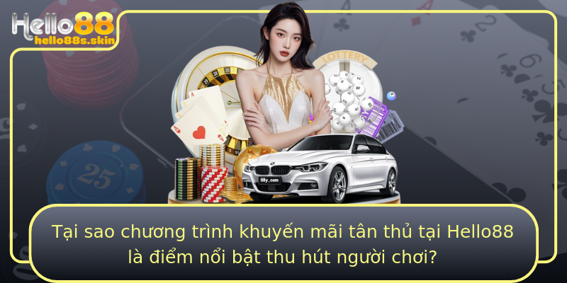 Tại sao chương trình khuyến mãi tân thủ tại Hello88 là điểm nổi bật thu hút người chơi?